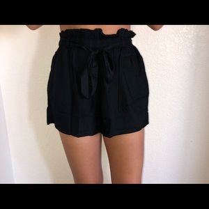 Holister paper bag shorts black
